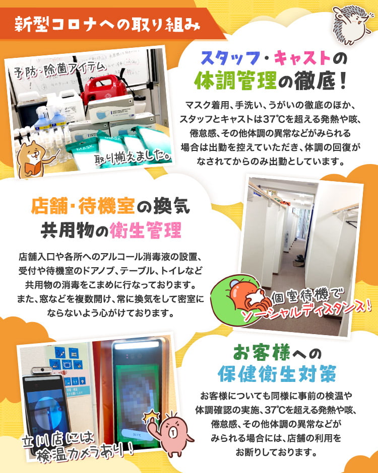 新型コロナへの取り組み